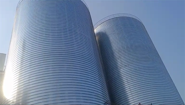 云城2座混凝土高架卷板仓